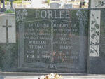 FORLEE William Thomas 1915-1999 & Mary 1916-1992