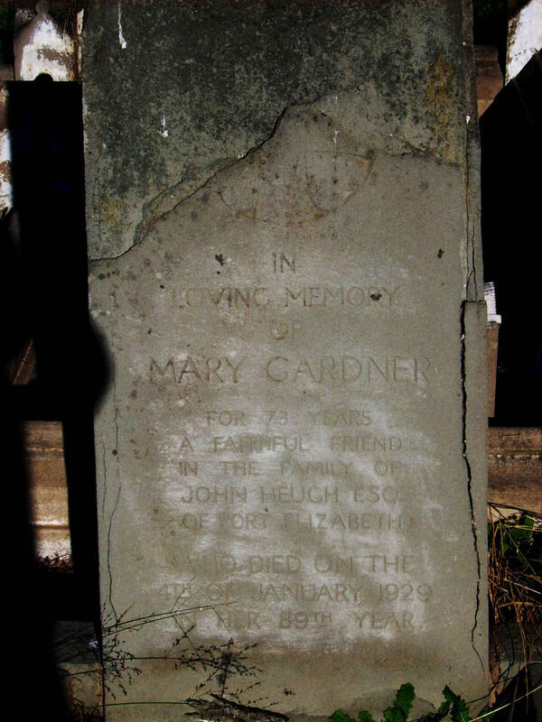 GARDNER Mary -1929
