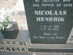 GEYSER Nicolaas Hendrik 1912-1984