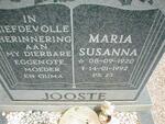JOOSTE Maria Susanna 1920-1992