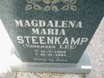 STEENKAMP Magdalena Maria voorheen LEE 1906-1983