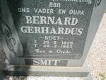 SMIT Bernard Gerhardus 1925-1982