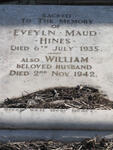 HINES William -1942 & Eveyln Maud -1935