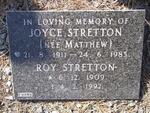 STRETTON Roy 1909-1992 & Joyce MATTHEW 1911-1985