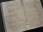 GROBLER Philip Louis 1948-1978