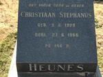 HEUNES Christiaan Stephanus 1920-1966