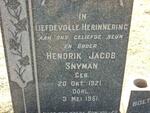 SNYMAN Hendrik Jacob 1921-1951