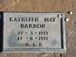 BARRON Kathleen May 1912-1977