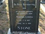 STONE Martha Louisa 1907-1968