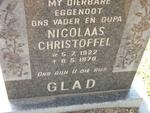 GLAD Nicolaas Christoffel 1922-1978