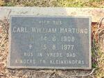 HARTUNG Carl William 1908-1977