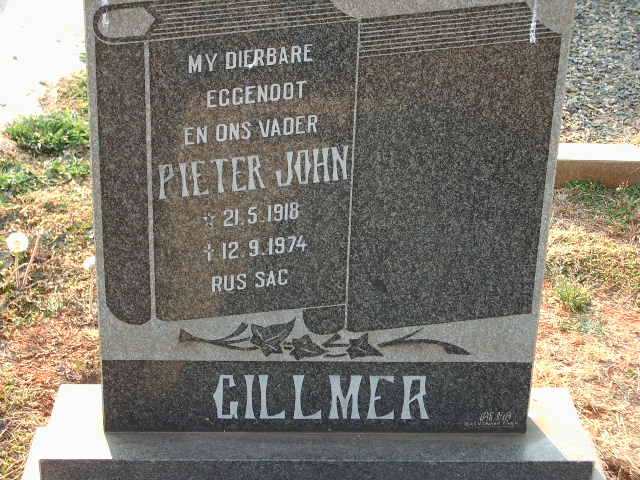 GILLMER Pieter John 1918-1974