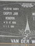 WALT Casper Jan Hendrik, van der 1906-1981 & Magrietha Johanna PRETORIUS 1909-1987