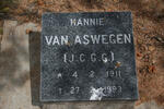 ASWEGEN Hannie, van 1911-1993