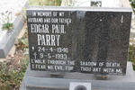 PARRY Edgar Paul 1946-1993
