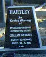 HARTLEY Graham Warwick 1942-1998