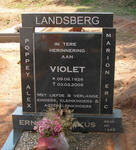 LANDSBERG Violet 1926-2006