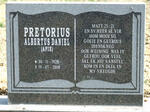 PRETORIUS Albertus Daniel 1928-2008
