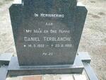 TERBLANCHE Daniel 1922-1968