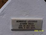 ROUX Henricus Jacobus Storm 1812-1884
