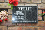 ZEELIE Maria Petronella 1932-2007
