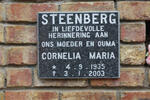 STEENBERG Cornelia Maria 1935-2003