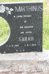 MARTHINUS Sarah 1953-1974
