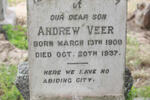 VEER Andrew 1908-1937