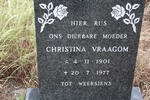VRAAGOM Christina 1901-1977