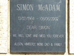 McADAM Simon 1964-2002