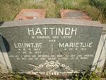 HATTINGH Louwtjie 1907-1977 & Marietjie 1914-