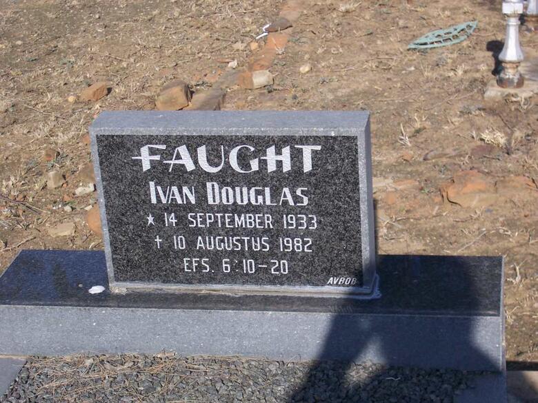 FAUGHT Ivan Douglas 1933-1982