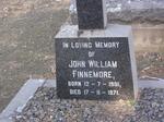 FINNEMORE John William 1901-1971