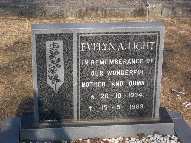 LIGHT Evelyn A. 1934-1989
