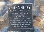 O'KENNEDY Hazel Walker nee WEBSTER 1911-1983