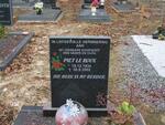 ROUX Piet, le 1934-2002