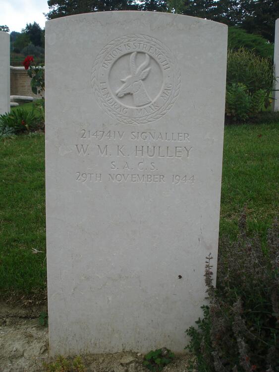 HULLEY W.M.K. -1944