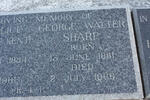 SHARP George Walter 1881-1966 & Edith Alice KENT 1884-1961