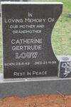 LOUW Catherine Gertrude 1949-1998