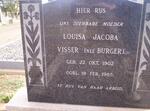 VISSER Louisa Jacoba nee BURGER 1902-1965