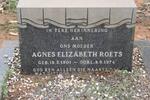 ROETS Agnes Elizabeth 1901-1974