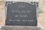 REENEN Pieter Jacobus, van 1888-1960