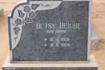 REICHE Betsy nee CORRIE 1906-1969