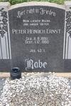 RABE Peter Heinrich Ernst 1895-1960