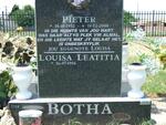 BOTHA Pieter 1952-2008 & Louisa Leatitia 1956-