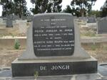 JONGH Pieter Juriaan, de 1885-1948 & Jeanette Alida Regina SMIT 1887-1978