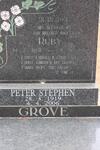 GROVE Peter Stephen 1919-2006 & Ruby 1920-1986