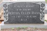 ROSS Bertha Ellen 1917-1984