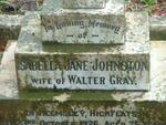 GRAY Isabella Jane nee JOHNSTONE -1926