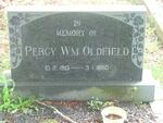 OLDFIELD Percy William 1901-1980